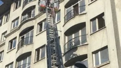 Şişli'de korkutan yangın !