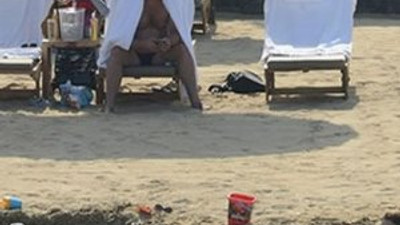 Cem Yılmaz tatilde karşılaşınca...