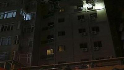Otelde yangın paniği !