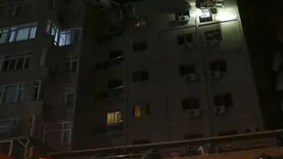 Otelde yangın paniği !