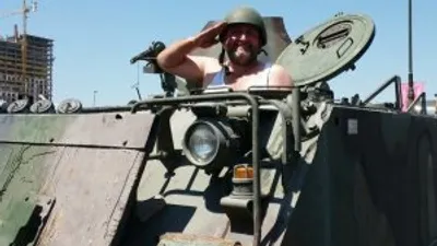 5 dakikada tank kullanmayı öğrenen Rizeli o anları anlattı