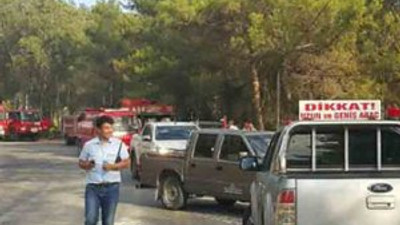 Muğla'da yangın devam ediyor