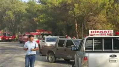 Muğla'da yangın devam ediyor