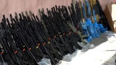 Yakalanan araçta cephanelik çıktı