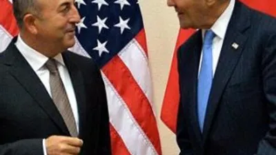 Çavuşoğlu Kerry’le ’Suriye’yi görüştü