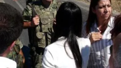 Yüksekdağ'ın konvoyuna izin verilmedi