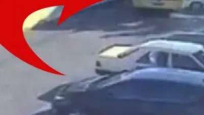 Ölümden saniyelerle kurtuluş kamerada