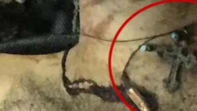 Teröristin boynunda bakın ne bulundu