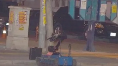 Bomba imha robotu iş başında