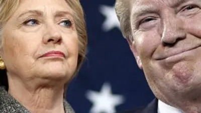 Clinton ile Trump arasındaki puan farkı bire indi