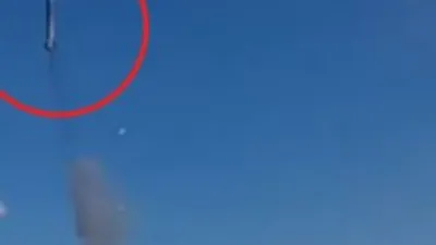 Rusya'nın fırlattığı füze yere çakıldı