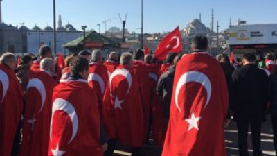 İstanbul'da teröre lanet yürüyüşü