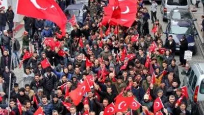 Rize'de teröre tepki eylemi !