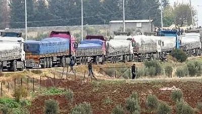 Halep'ten kaçanlar sınırdaki kampta
