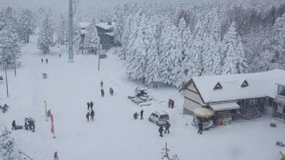 Uludağ'da kar kalınlığı 1 metreyi aştı