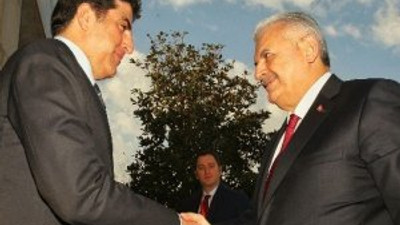 Başbakan Yıldırım, Barzani'yle görüştü