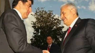 Başbakan Yıldırım, Barzani'yle görüştü