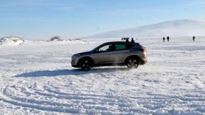 Çıldır Gölü üzerinde drift