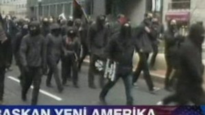 ABD'de protesto gösterilerinde olay !
