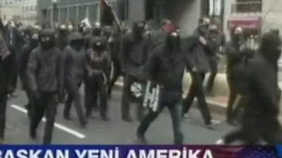ABD'de protesto gösterilerinde olay !