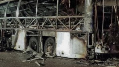 Korkunç kaza: 16 öğrenci yanarak öldü
