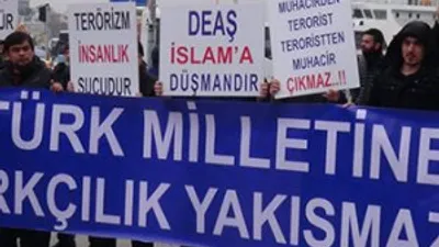 Türkistanlı muhacirlerden teröre tepki