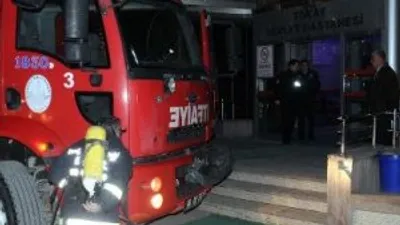 Devlet hastanesinde yangın paniği