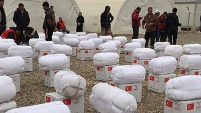 Türk Kızılayından Erbil'e insani yardım