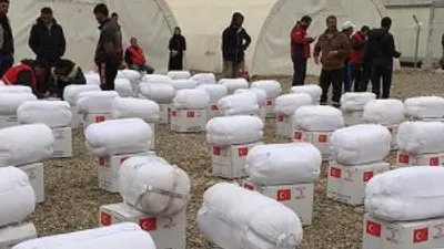 Türk Kızılayından Erbil'e insani yardım