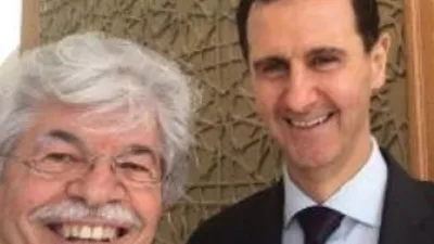 Esad'la selfie çekildi, tepki yağıyor