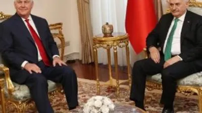 Başbakan Yıldırım, ABD'li Bakan Tillerson'u kabul etti