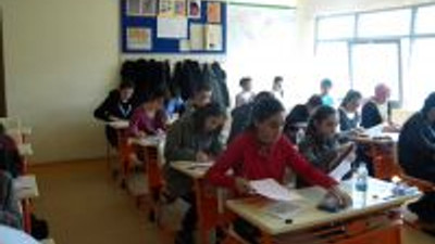 Rize’de Fen-Matya sınavları yapıldı