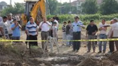 Yol Çalışmasında Mezar Çıktı
