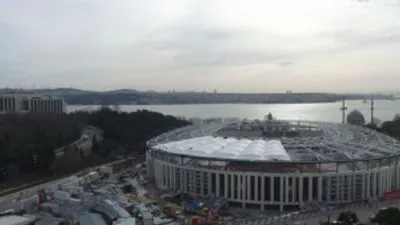 Vodafone Arena'da 'Beşiktaş' göründü !