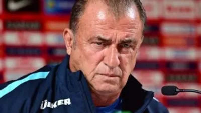 Rusya maçında Fatih Terim'in kahkahalara boğulduğu an