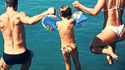 Diego Ribas'ın deniz keyfi