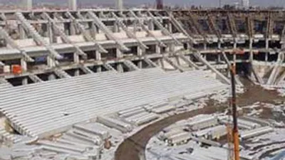 Eskişehirspor'un yeni stadında sona doğru