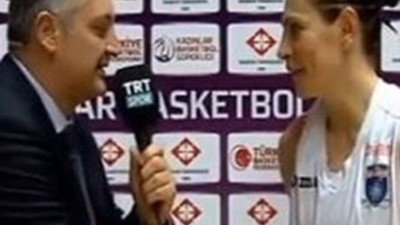 TRT spikerinin zor anları