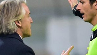 Mancini'den Türk hakem örneği