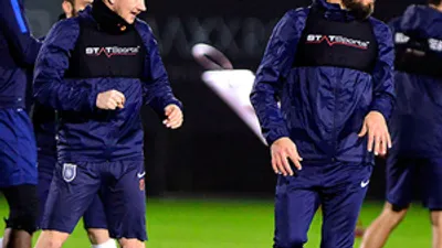 Egemen ve İrfan Can antrenmanda