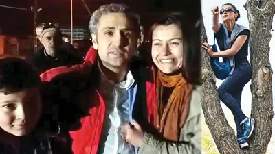 Eşi için ağaca çıkmıştı... Kavuştu !
