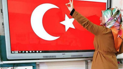 Sınıfta bozkurt işareti yapıp paylaşınca...