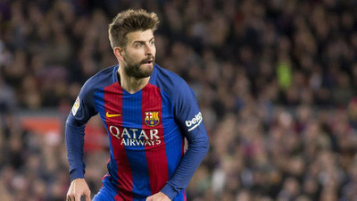Barcelonalı Gerard Pique'ye destek