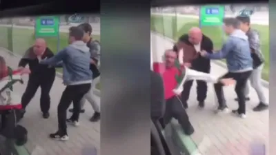 Halk otobüsünde dehşet anları !