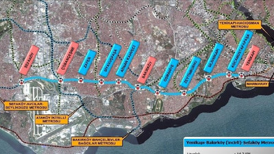 Yenikapı-Sefaköy Metro Hattı 2020'de açılacak