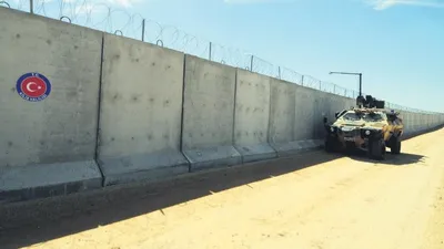 Suriye sınırına 781 kilometrelik duvar