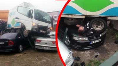 Kamyonetin altına kalan liseli dehşeti anlattı