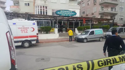 Antalya'da garson dehşeti ! 3 kişiyi öldürüp intihar etti