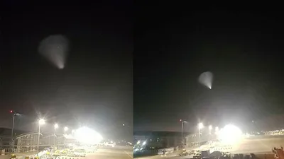 İstanbul semalarındaki bu ışıklar ışıklar sosyal medyayı salladı 