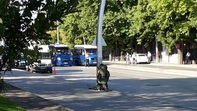 TBMM önünde bomba paniği !